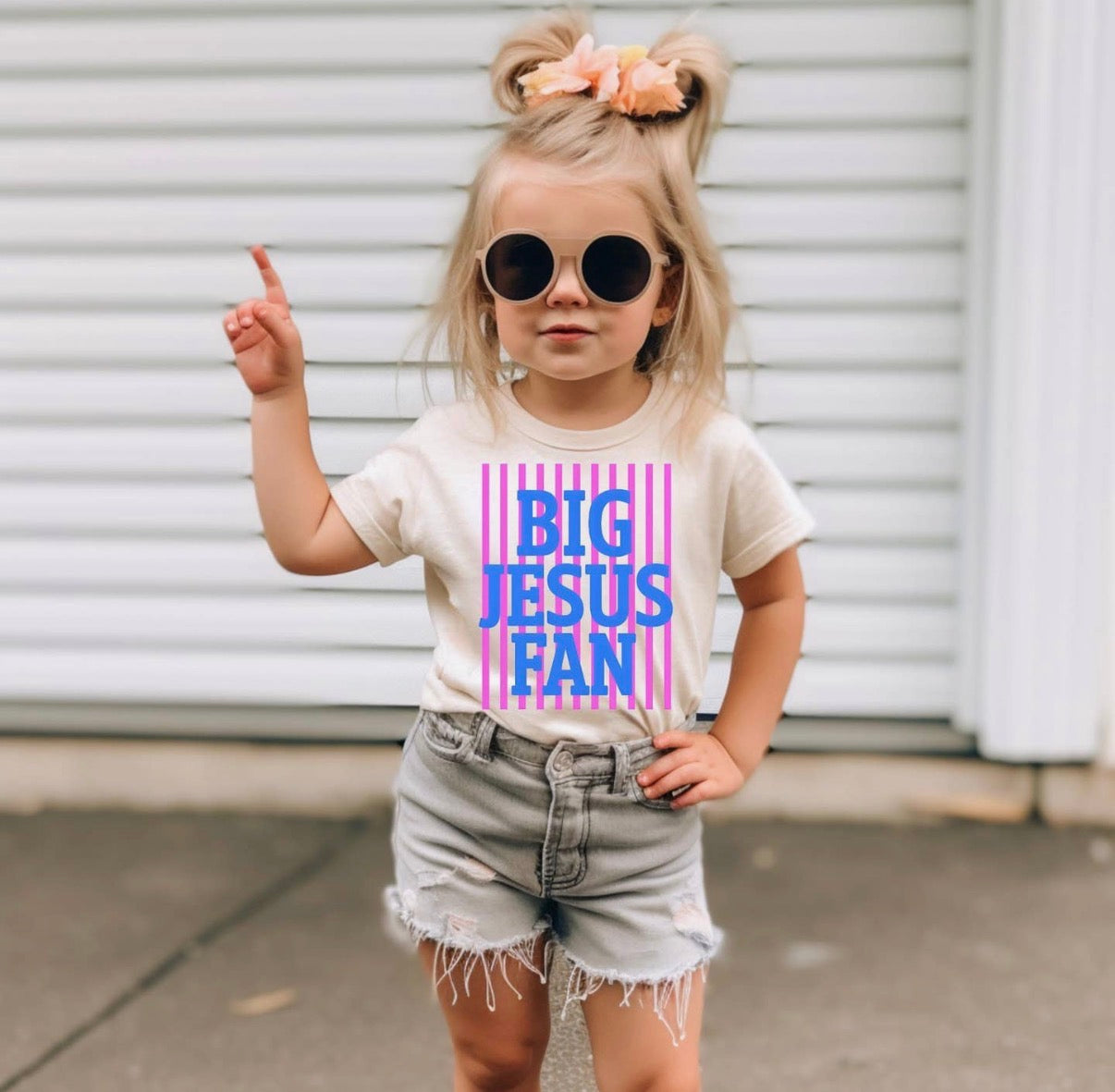 Big Jesus Fan Kids Tee