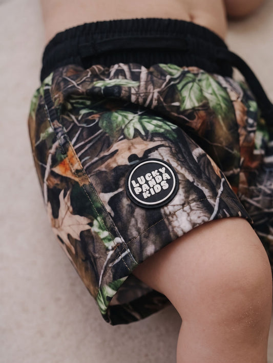 Swim Trunks | Brown Camo