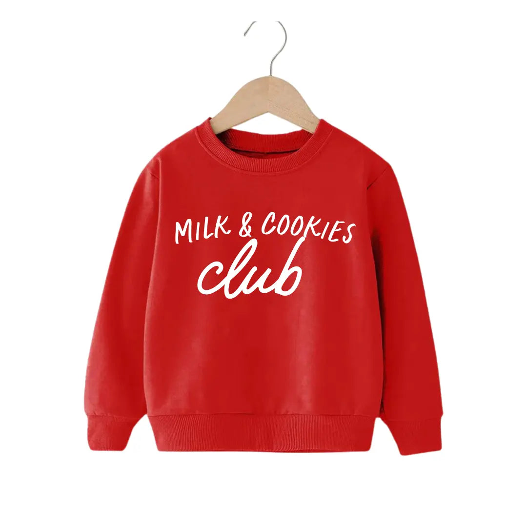 Milk + Cookies Club Kids Pullover