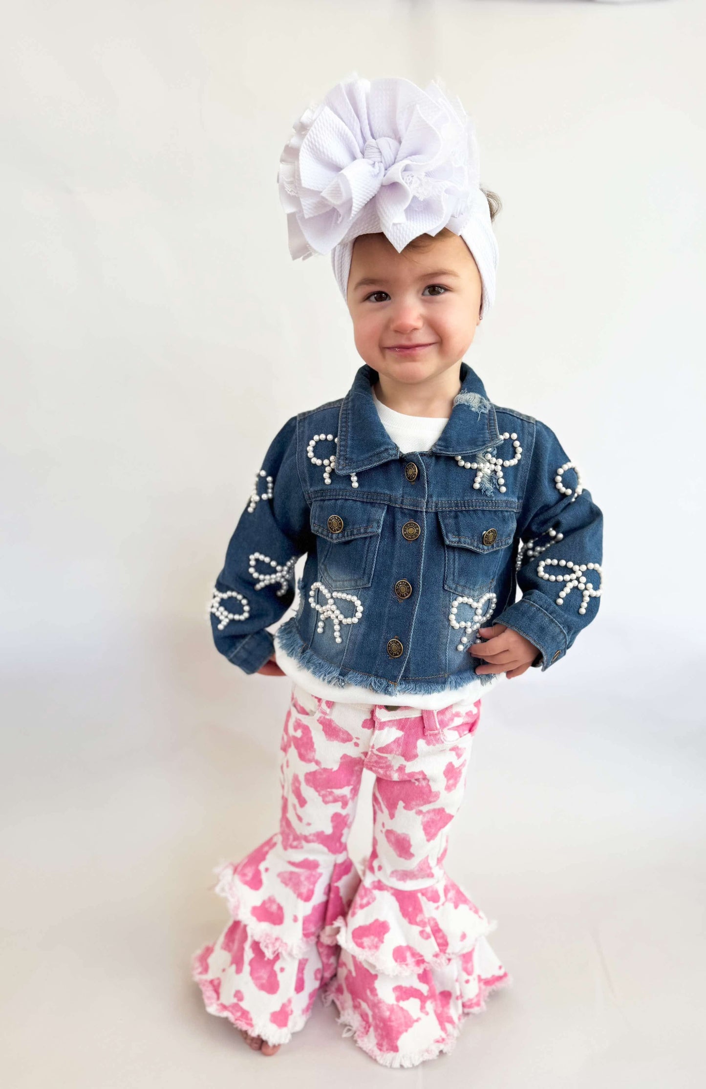 Pink Cow Print Rodeo Queen Jeans (FINAL SALE)