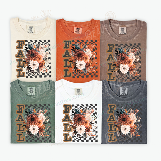 Fall Check *EXCLUSIVE DESIGN*: Moss / Tee / 2XL