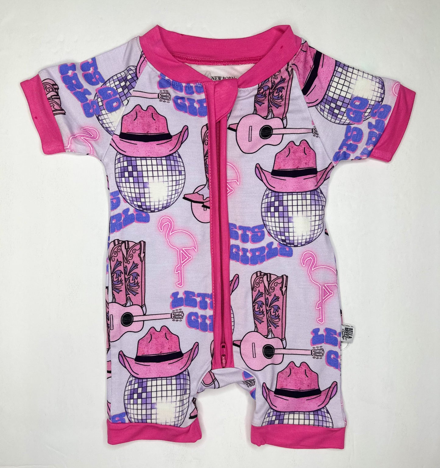 3T Let’s Go Girls Bamboo Shortie Romper (FINAL SALE)