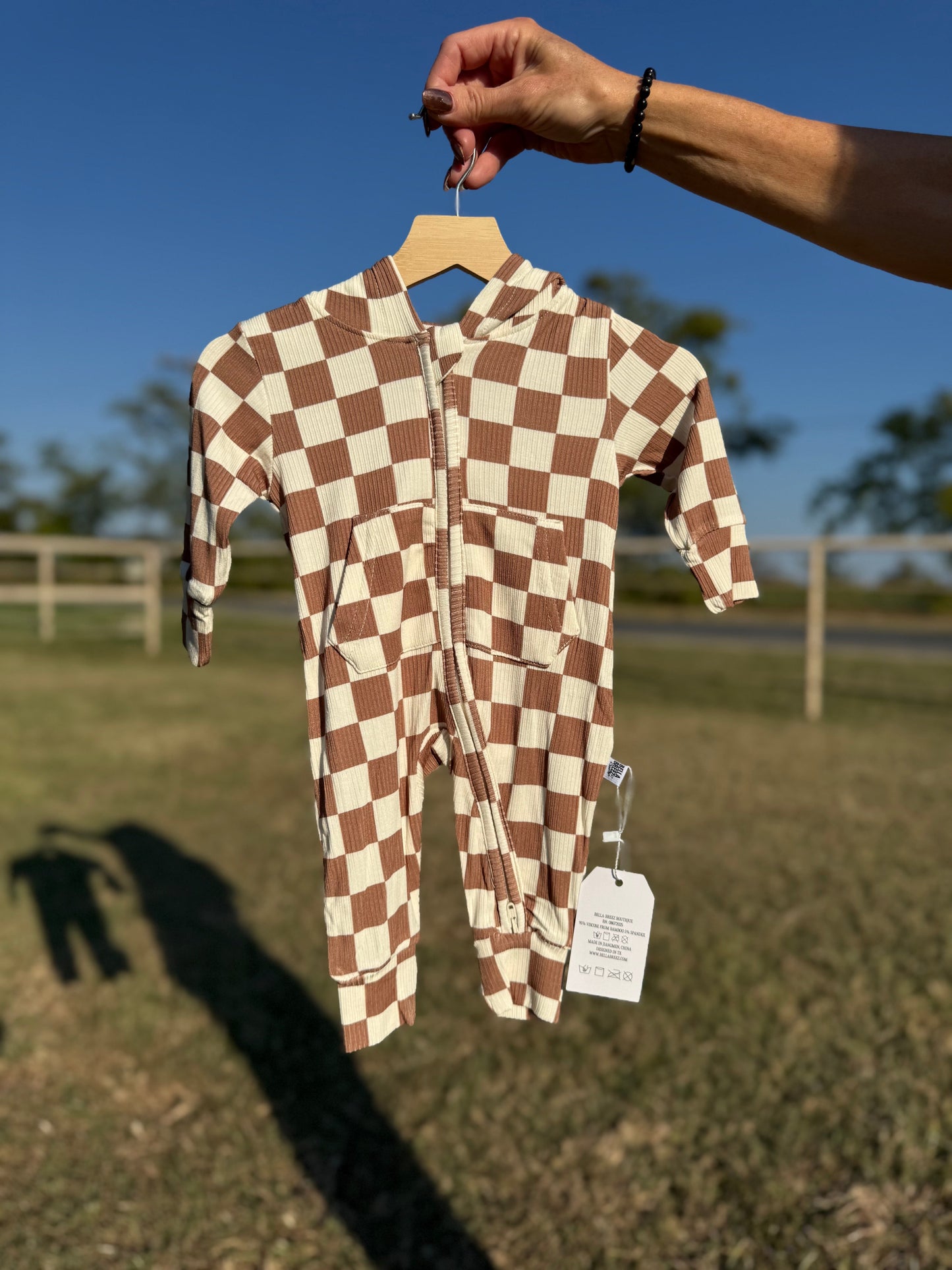 Hooded Bamboo Rompers (3 options)