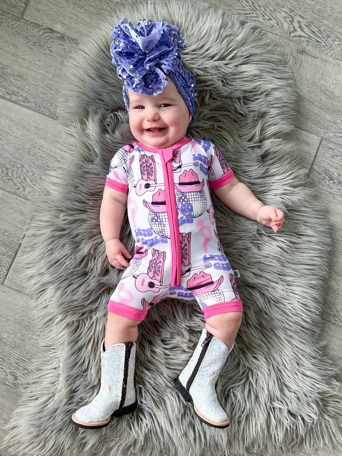 3T Let’s Go Girls Bamboo Shortie Romper (FINAL SALE)