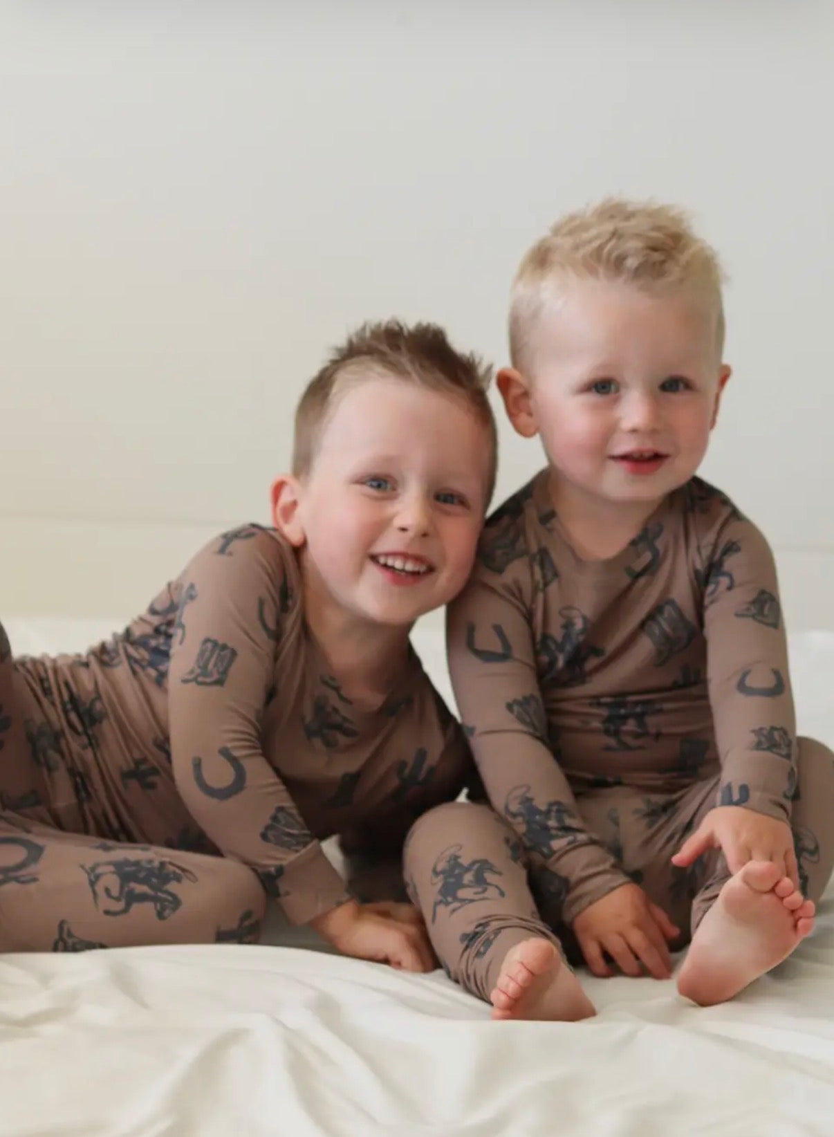 Dusty Cowboys Bamboo Two-Piece Pajamas