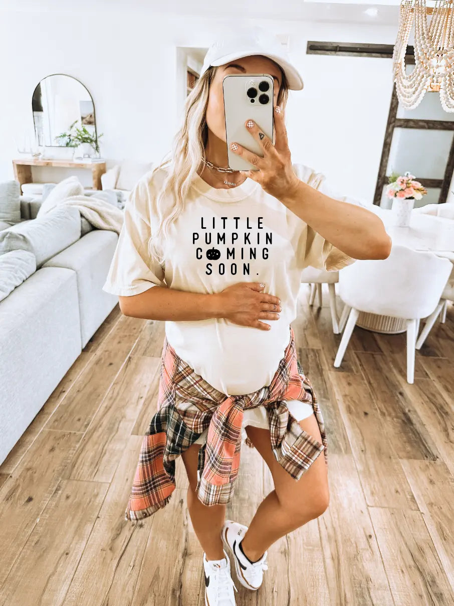 Little Pumpkin Coming Soon Tee