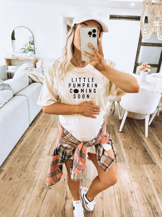Little Pumpkin Coming Soon Tee