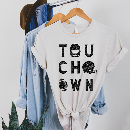 Touchdown Football Graphic Tee: XL