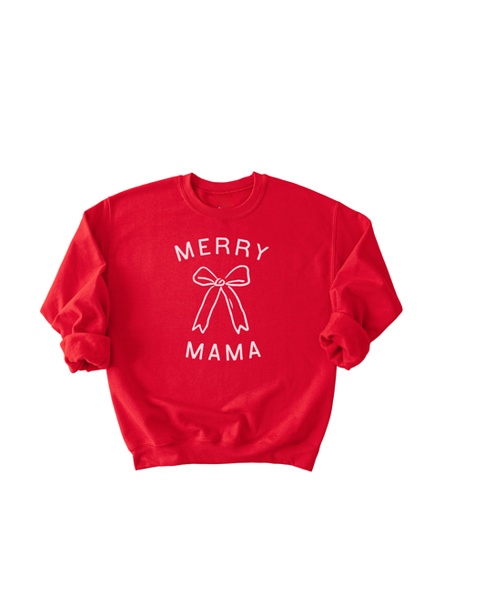 Merry Mama Bow Pullover